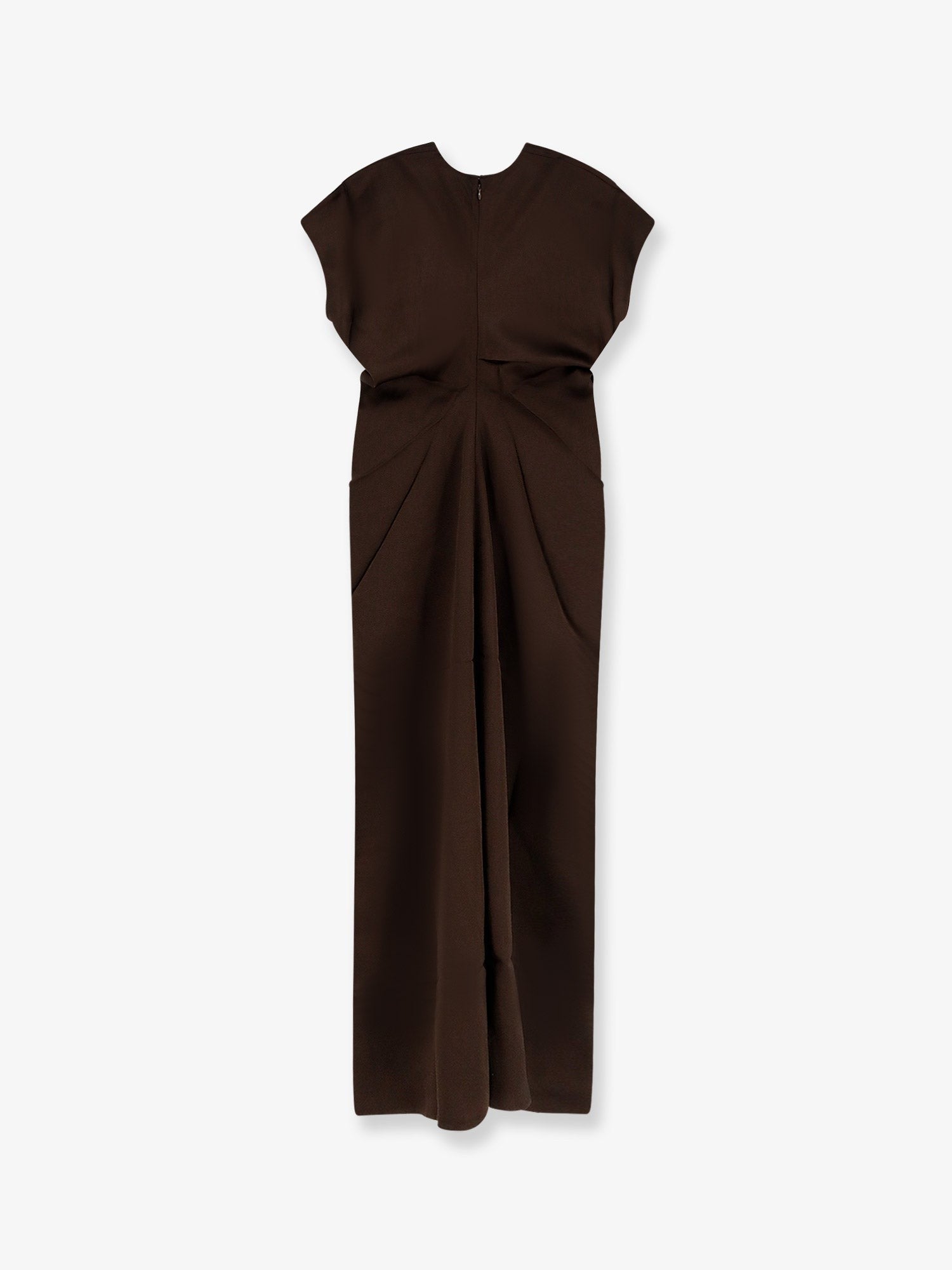 Toteme Women's Long Viscose Dress Brown Toteme