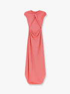 Tom Ford Women's Long Viscose Dress Orange, view 5