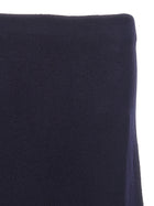 Jil Sander Long Wool Skirt Blue, view 3