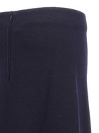 Jil Sander Long Wool Skirt Blue, view 4