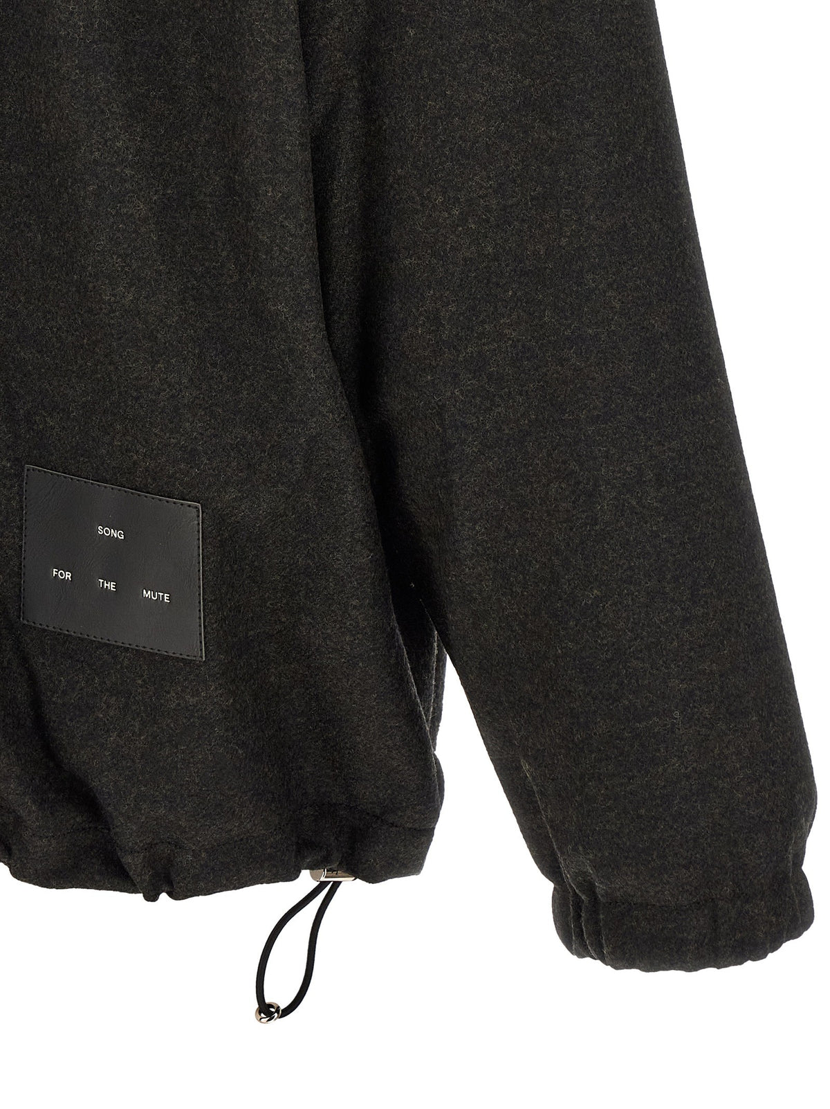 Song For The Mute Long Zip Sweater Grey