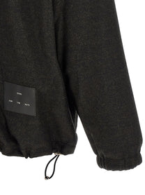 Song For The Mute Long Zip Sweater Grey