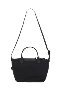 Longchamp women’s borsa le pliage energy small black tote bag with sleek minimalist design and leather handles