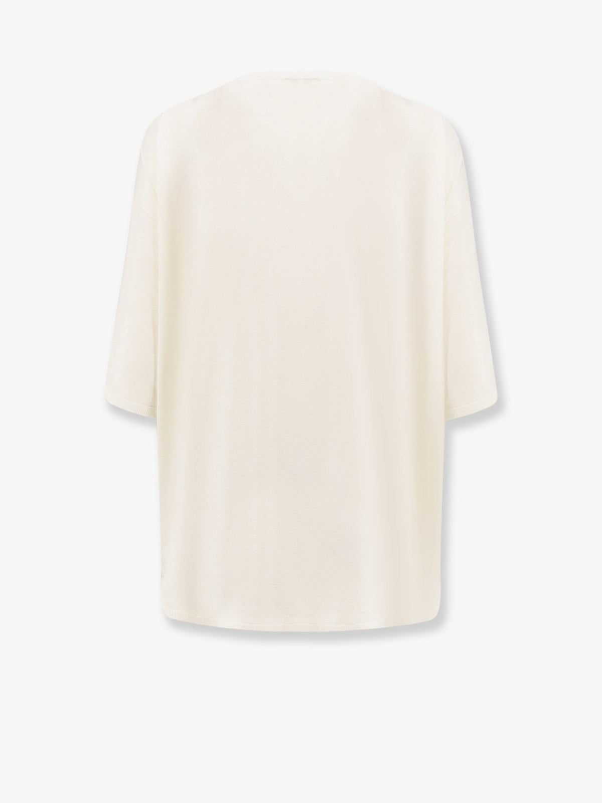 Toteme Women's Longline Wool Blend Sweater White