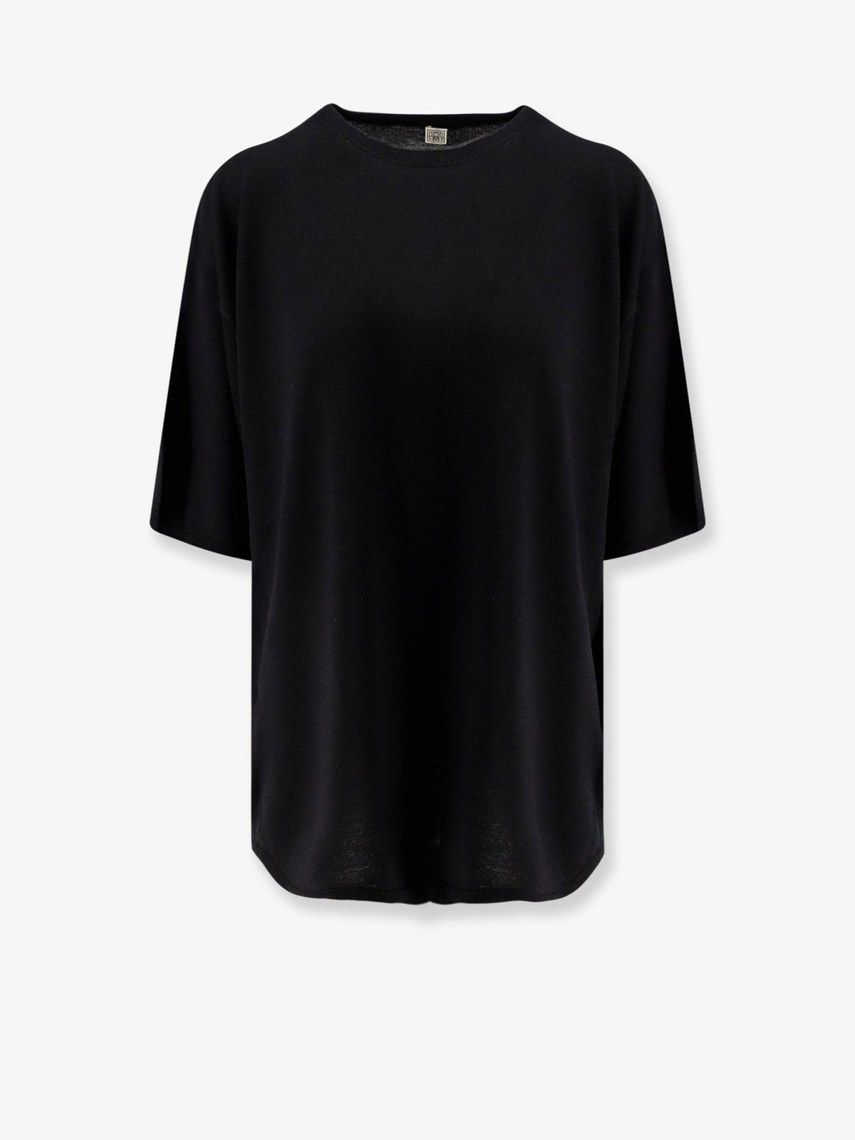 Toteme Women's Longline Wool Blend Sweater Black