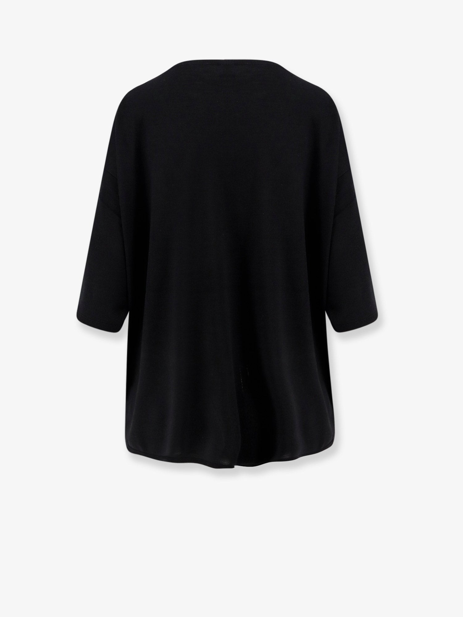 Toteme Women's Longline Wool Blend Sweater Black
