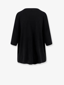 Toteme Women's Longline Wool Blend Sweater Black