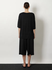 Toteme Women's Longline Wool Blend Sweater Black