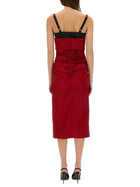 Dolce &amp; Gabbana Women's Longuette Dress Red, view 3