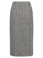 Ermanno Scervino Longuette Skirt White