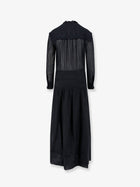 Isabel Marant Étoile Women's Lonie Cotton Chemisier Dress Black, view 2