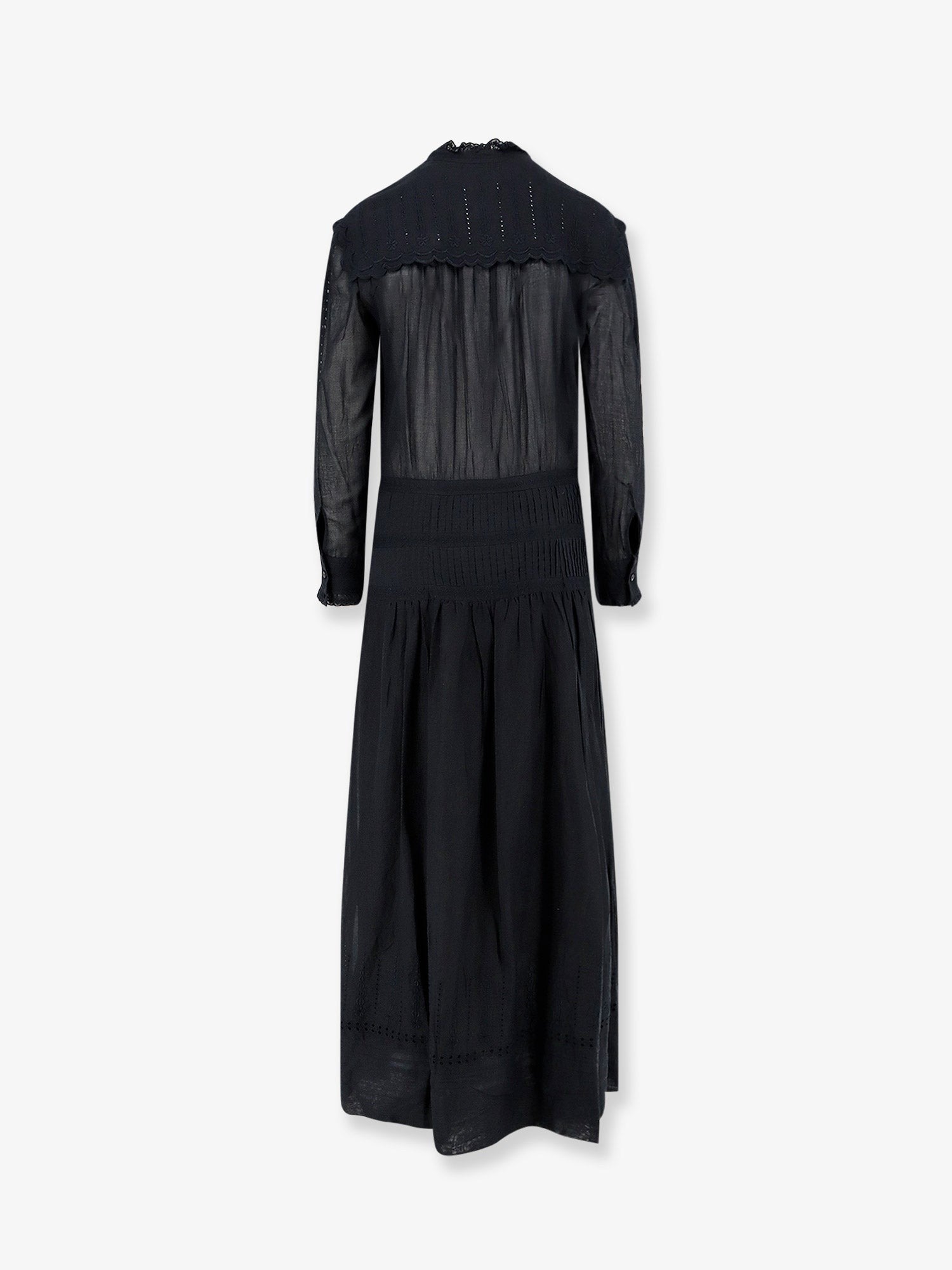 Isabel Marant Étoile Women's Lonie Cotton Chemisier Dress Black
