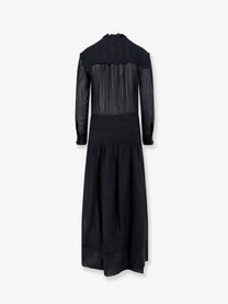Isabel Marant Étoile Women's Lonie Cotton Chemisier Dress Black
