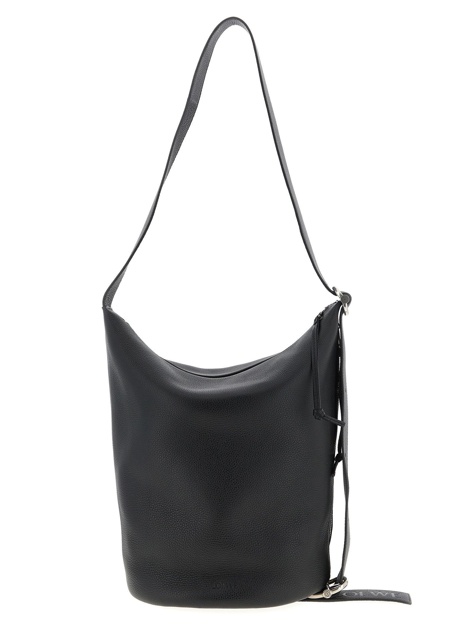 Loewe Loop Bucket Crossbody Bag Black