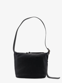 Loewe Men's Loop Leather Crossbody Bag Black