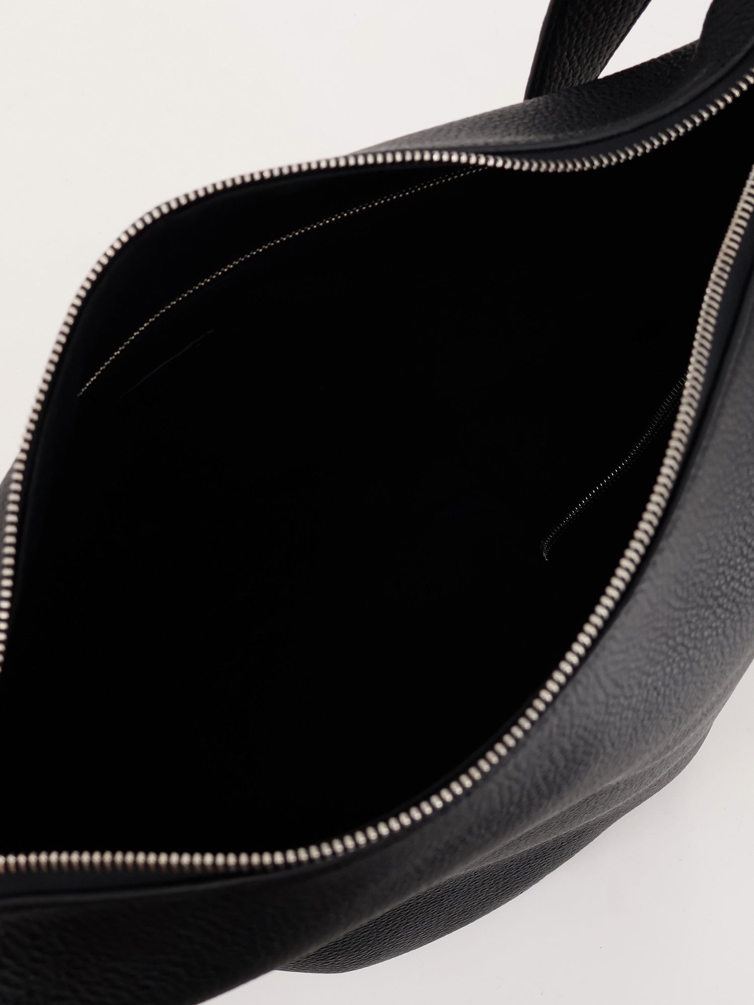 Loewe Men's Loop Leather Crossbody Bag Black