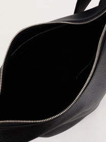 Loewe Men's Loop Leather Crossbody Bag Black