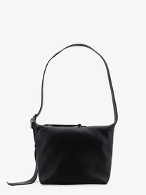 Loewe Men's Loop Leather Crossbody Bag Black