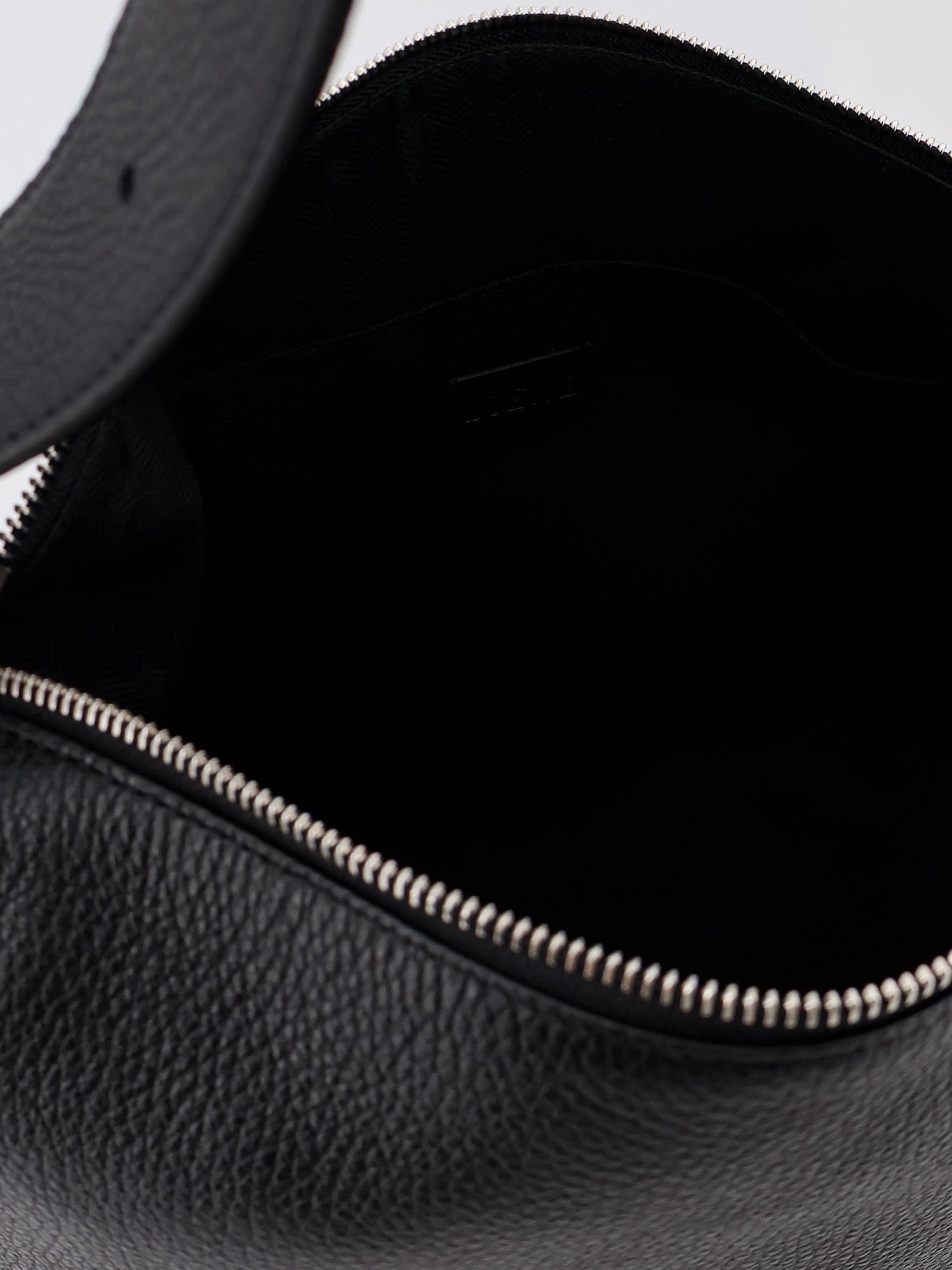 Loewe Men's Loop Leather Crossbody Bag Black