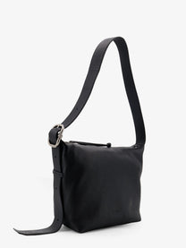 Loewe Men's Loop Leather Crossbody Bag Black
