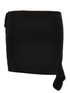 courrèges Loop Milano Skirt Black, view 2