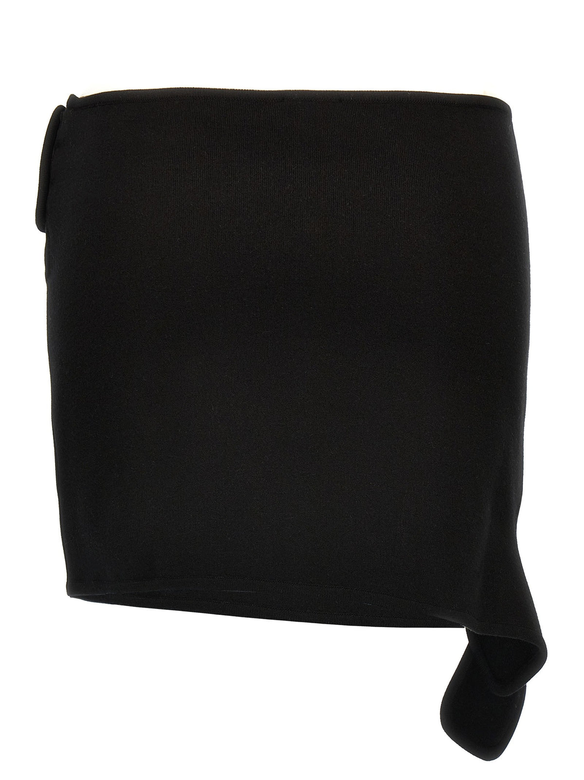 courrèges Loop Milano Skirt Black, view 2