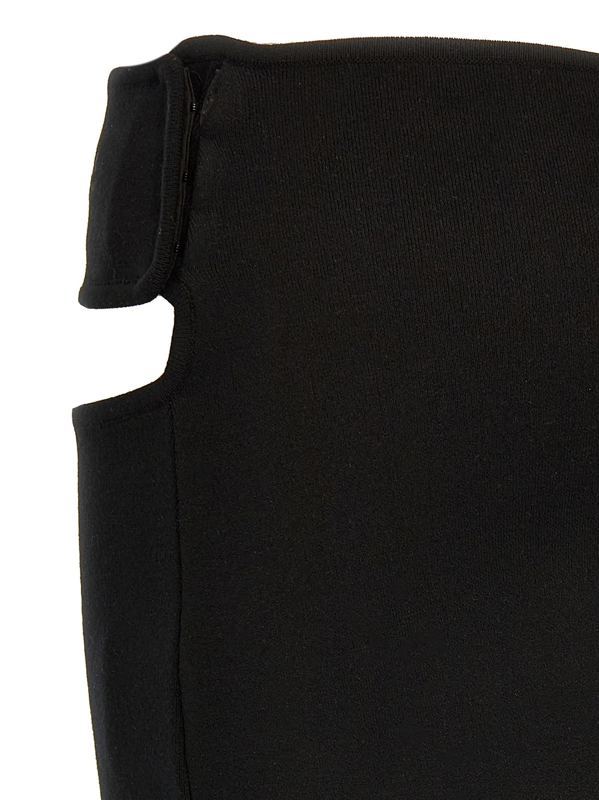 courrèges Loop Milano Skirt Black, view 4