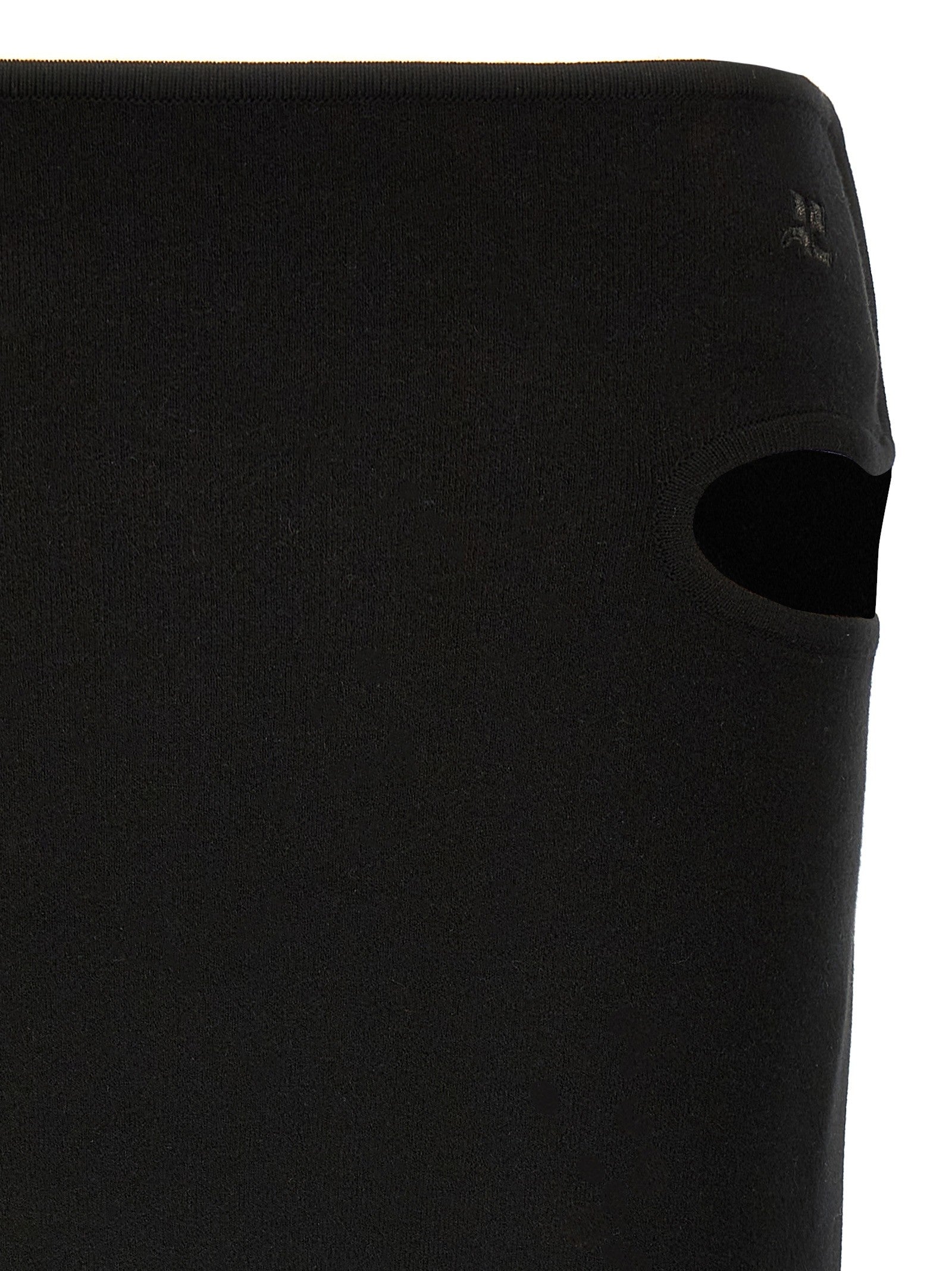 courrèges Loop Milano Skirt Black
