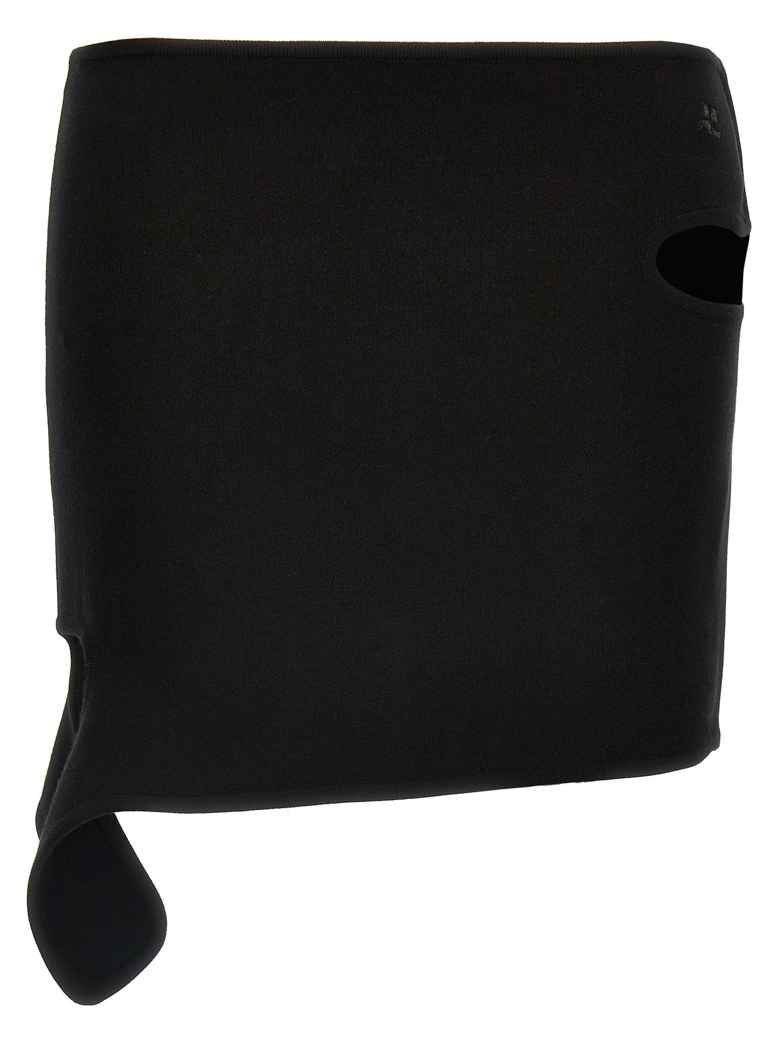 courrèges Loop Milano Skirt Black