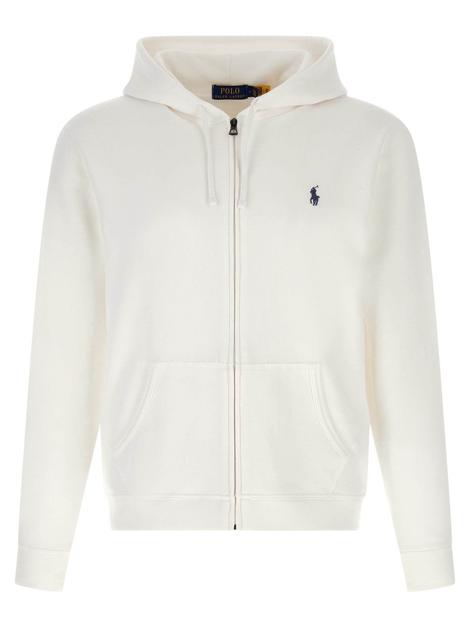 Polo Ralph Lauren Loopback Cotton Hoodie White