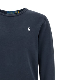 Polo Ralph Lauren Loopback Cotton Sweatshirt Blue