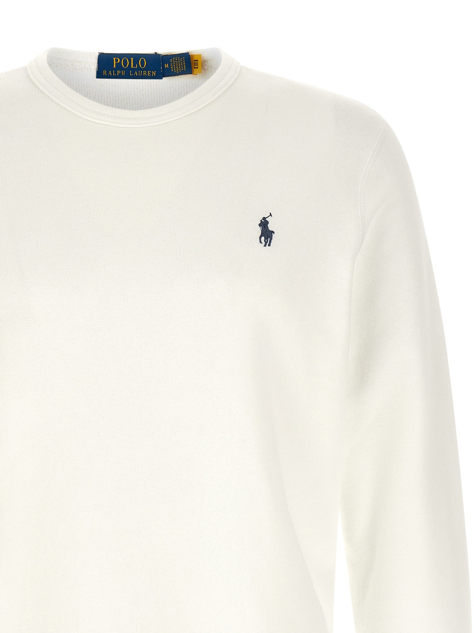 Polo Ralph Lauren Loopback Cotton Sweatshirt White