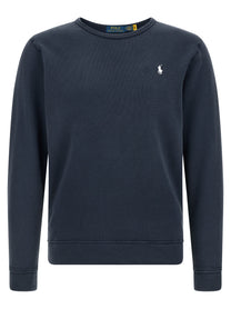 Polo Ralph Lauren Loopback Cotton Sweatshirt Blue