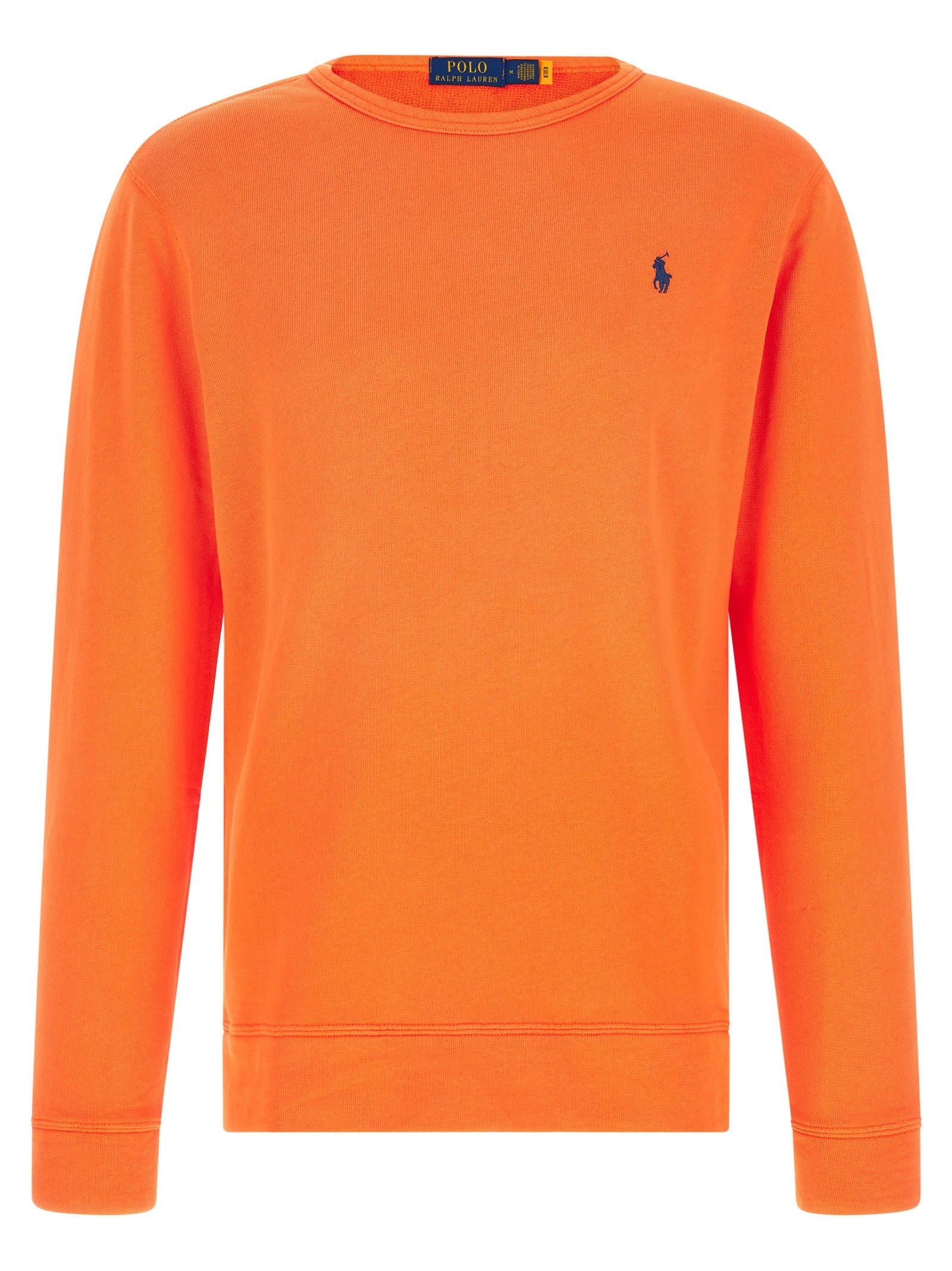 Polo Ralph Lauren Loopback Cotton Sweatshirt Orange