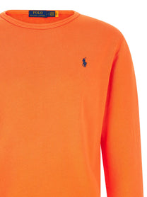 Polo Ralph Lauren Loopback Cotton Sweatshirt Orange