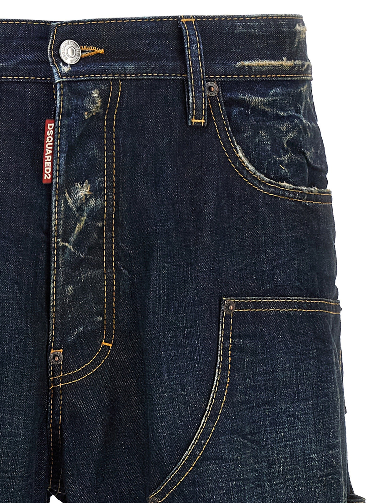 Dsquared2 Loose Carpenter Jeans Blue, view 3