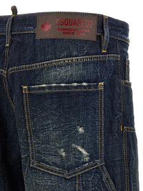 Dsquared2 Loose Carpenter Jeans Blue