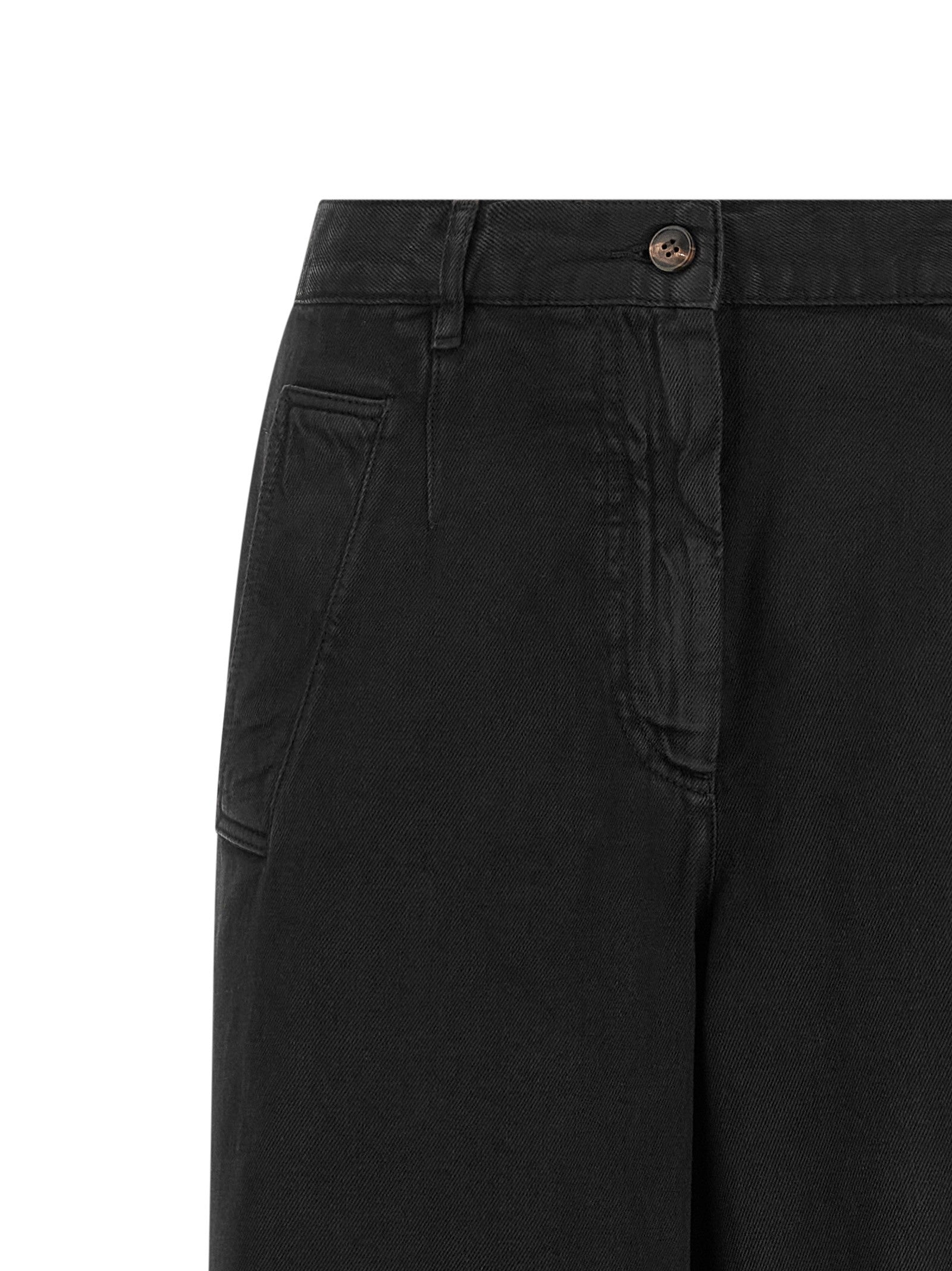 Dries Van Noten Loose Cotton Trousers Grey