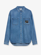 Celine Men's Loose Denim Shirt Blue