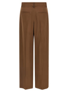 Brunello Cucinelli Loose Leg Pants Brown, view 2