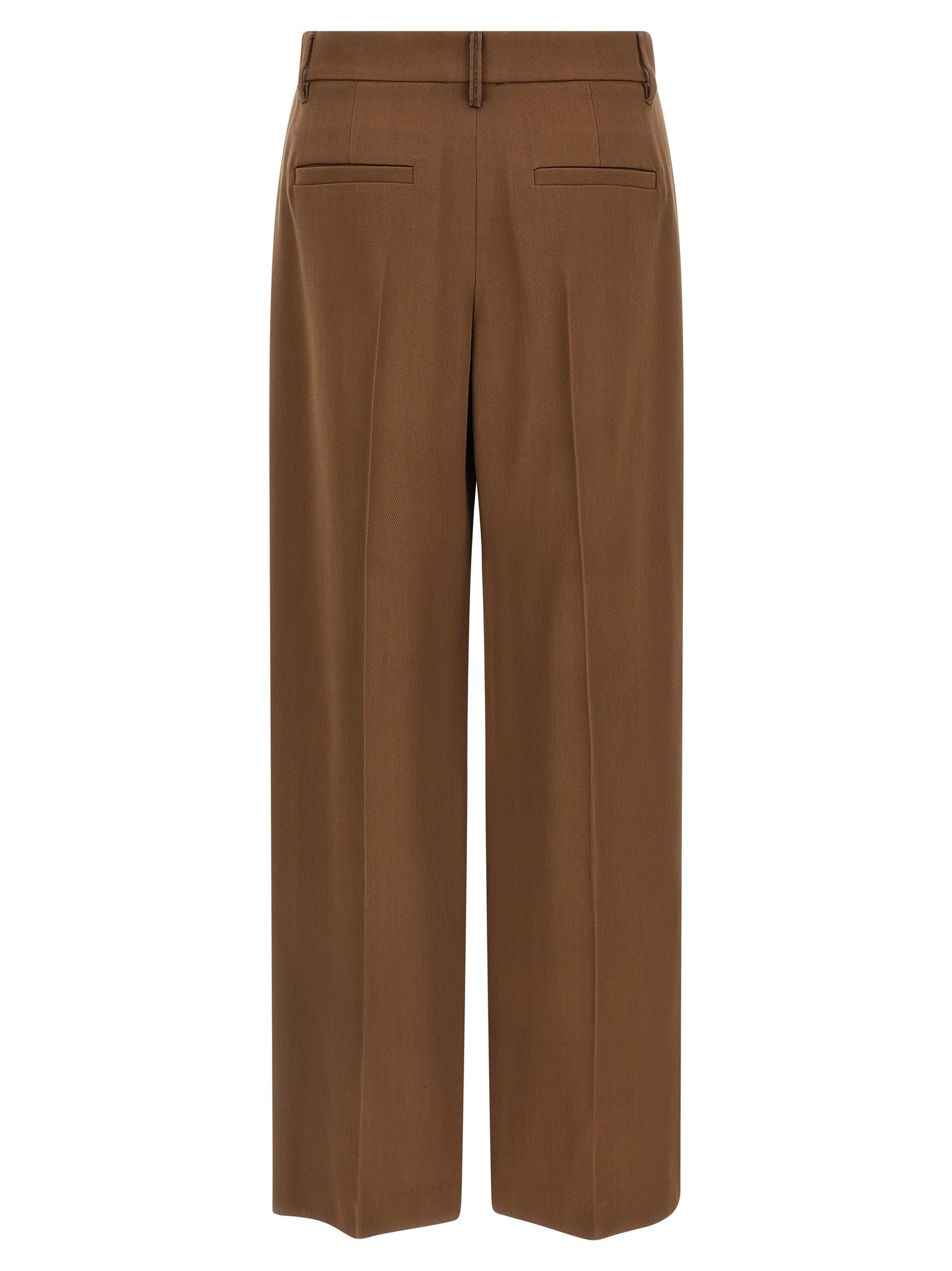 Brunello Cucinelli Loose Leg Pants Brown