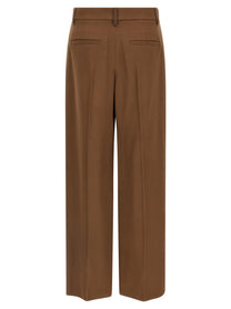 Brunello Cucinelli Loose Leg Pants Brown