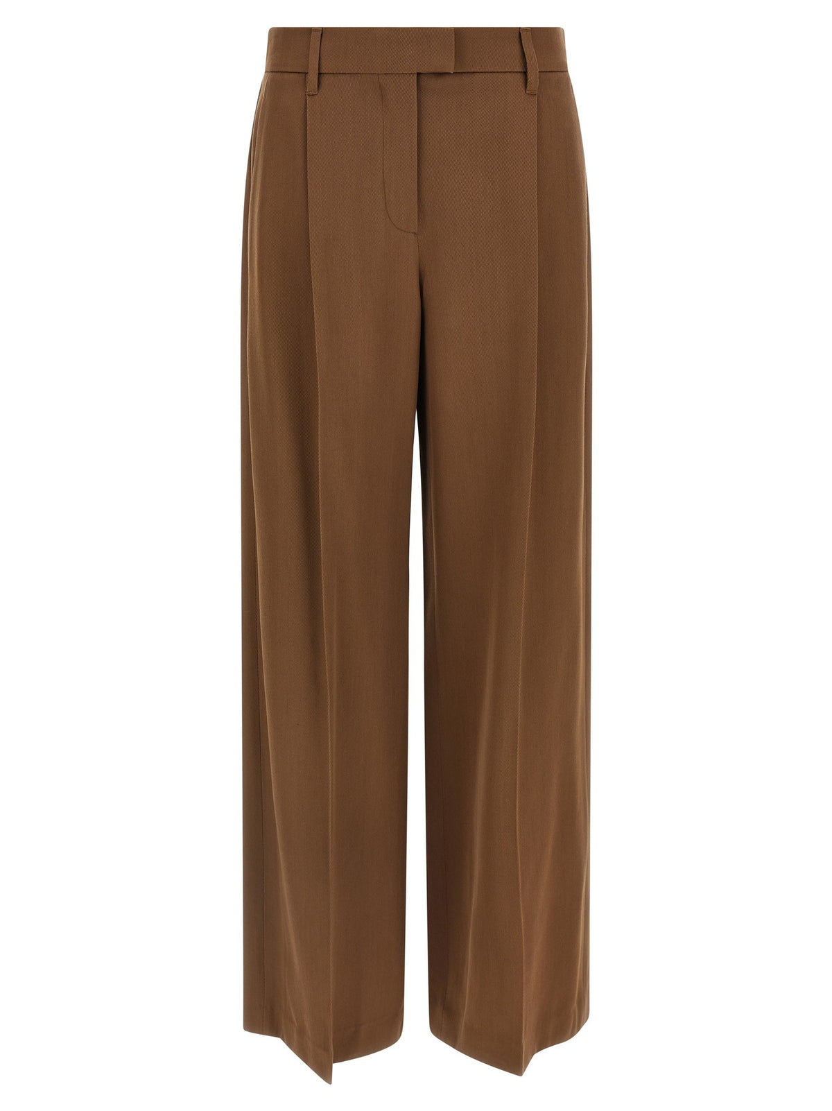 Brunello Cucinelli Loose Leg Pants Brown