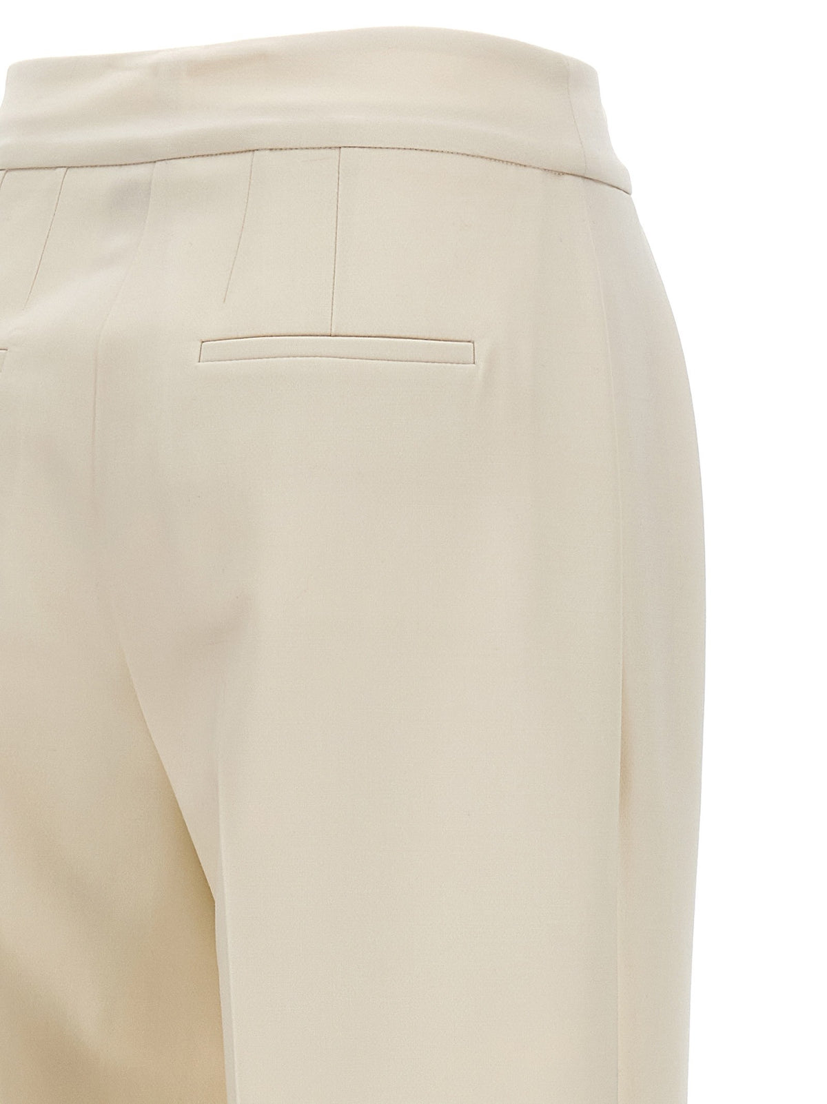 Kiton Loose Leg Pants White