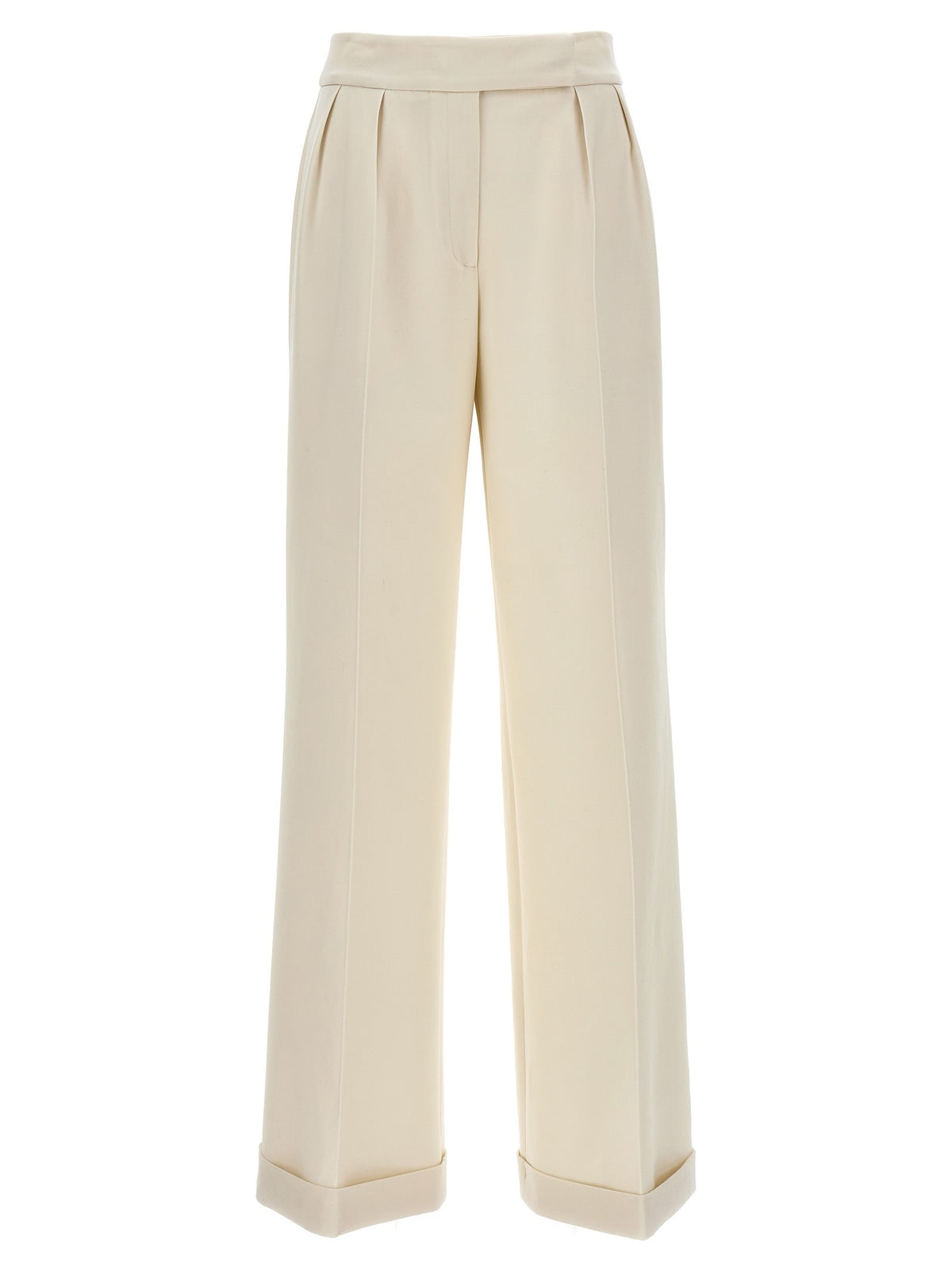 Kiton Loose Leg Pants White