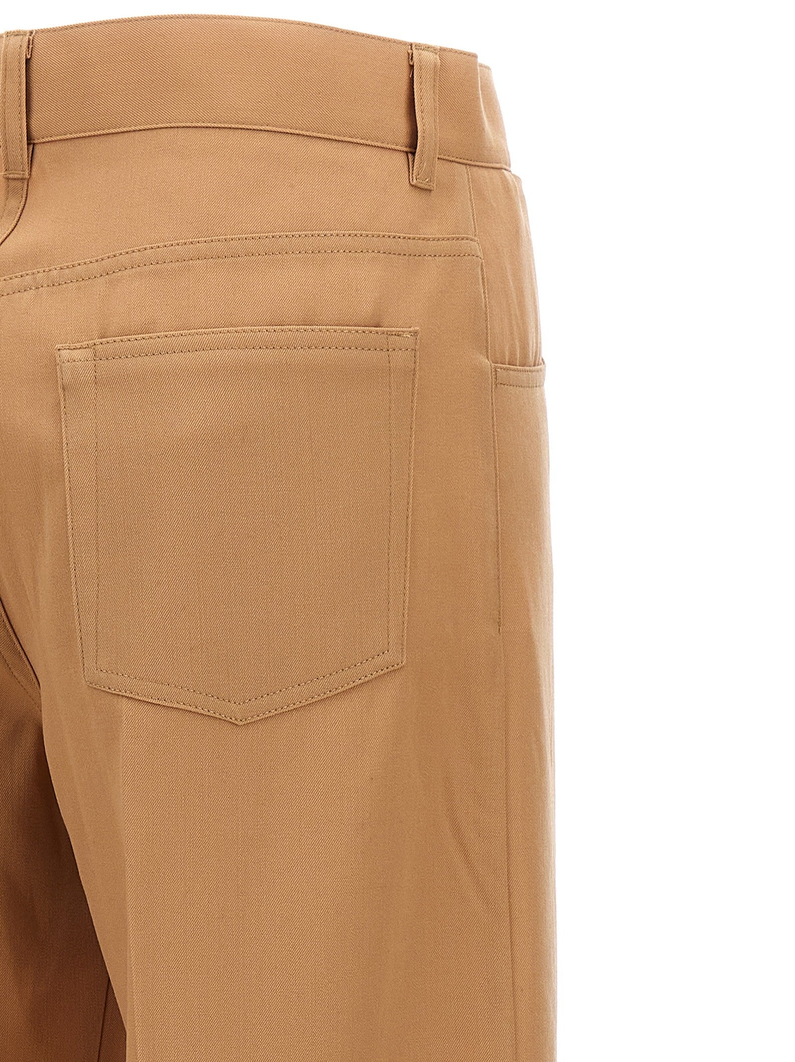 Jil Sander Loose Leg Pants Beige