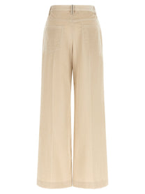 Brunello Cucinelli Loose Pants Beige, view 2