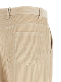 Brunello Cucinelli Loose Pants Beige, view 4