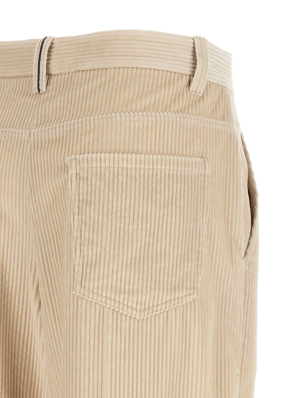 Brunello Cucinelli Loose Pants Beige, view 4