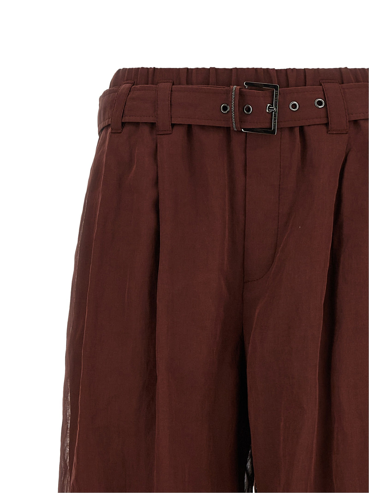 Brunello Cucinelli Loose Pants Red, view 3
